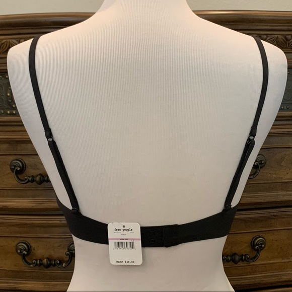 32B NWT Free people Ari Black Neo Underwire Bra - Picture 10 of 12